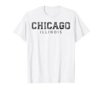 Vintage Chicago Illinois Windy City Iconic Skyline Souvenir Value Graphic T-Shirt