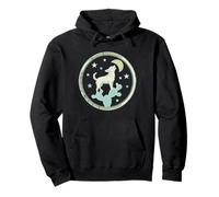 Vintage Chihuahua Howling At Taco Moon Funny Dog A Pullover Hoodie