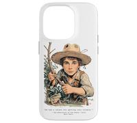 Vintage Children's Books "The Adventures of Tom Sawyer" 1876 Case for iPhone 14 Pro