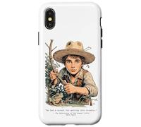 Vintage Children's Books "The Adventures of Tom Sawyer" 1876 Case for iPhone X/XS