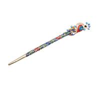 Vintage Chinese Hair Stick Fork Alloy Blue Hair Decor for Women | Simple Elegant Retro Style, Smooth Finish Helps Protect Strands, Holds Bun Hair, for Teens and Daily Styling