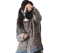 Vintage Chinese Retro Summer Sleeveless Vest Lightweight Fashion Casual Vacation Tops with Buttons, Pattern 3, One Size