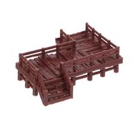 Vintage Chinese Style Bridge Model Garden Mini Ornament Bonsai Accessory for Fish Tank Zen Decor Desktop Simulation