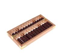Vintage Chinese Wooden Bead Arithmetic Abacus Calculator Counting Tool Wood
