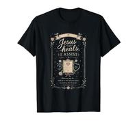 Vintage Christian Nurse Faith Scripture Caring Message Value Graphic T-Shirt, Men, Black, XL