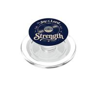 Vintage Christian Scripture Vinyl Record Nehemiah 8:10 Joy PopSockets PopGrip for MagSafe