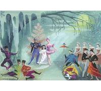 Vintage Christmas Card Nutcracker Ballet - Charming Nostalgic Xmas Greeting Card