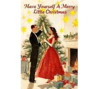 Vintage Christmas Home Decor 12x8in Wood Plaque - Family New Year Eve Design with "Have Yourself A Merry Little Christmas" Quote for Living Room Family Room Decor