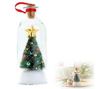vintage christmas ornaments - message in a bottle kit for decorative bottles, little trees and christmas tree message in a bottle (1)