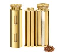 Vintage Cigarette Roller Machine for Husband Father Son, Joint Roller Machine fits 70MM Paper, Cigarette Machines Gift for Valentine's Day, Father's Day, Birthdays, Rolling Machine with Filter & Paper