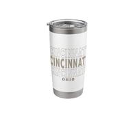Vintage Cincinnati Ohio Stainless Steel Insulated Tumbler