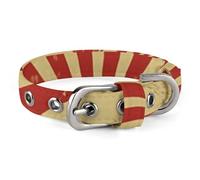 Vintage Circus Background Dog Collar with Buckle Cute Pet Necklet Adjustable Safety Pet Collars for Small Dog Medium Dogs Wide Dog Collar