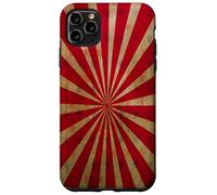 Vintage Circus Tent Stars Red Lines Carnival Distressed Case for iPhone 11 Pro Max