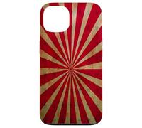 Vintage Circus Tent Stars Red Lines Carnival Distressed Case for iPhone 13