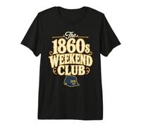Vintage Civil War Reenactment History 1860s Reenactor Premium T-Shirt