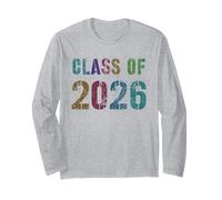 Vintage Class of 2026 Finally Senior Graduation Autographs Long Sleeve T-Shirt