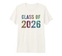 Vintage Class of 2026 Finally Senior Graduation Autographs Premium T-Shirt