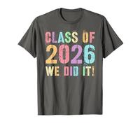 Vintage Class of 2026 WE DID IT Besties Final Level Unlocked T-Shirt