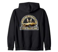 Vintage Classic 1978 Trans am, Muscle Cars, 1970s Cars Zip Hoodie