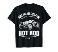 Vintage Classic American Old 1940s Custom Car Hotrod Tee T-Shirt