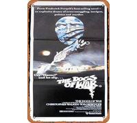 Vintage Classic Movie Poster Tin Sign THE DOGS OF WAR Original Daybill Movie poster Christopher Walken Tom Berenger Retro Metal Film TV Poster Gift Karaoke Bar Pub Club Decorative Wall Plates Man Cave