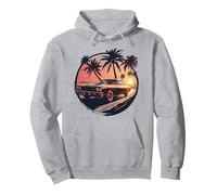 Vintage Classic Muscle Cars Retro American Lovers Pullover Hoodie