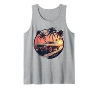 Vintage Classic Muscle Cars Retro American Lovers Tank Top