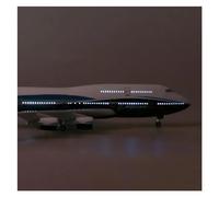 Vintage Classics Aircraft For Boeing B747 Aircraft Plane International Airline Model Light Plane Airliner Toys Display 1/150 47CM Aviation Airplane(With light)