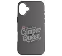 Vintage Classy CAMPER QUEEN RV Besties Camping Fifth Wheel Case for iPhone 16 Plus