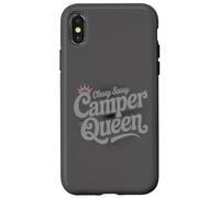 Vintage Classy CAMPER QUEEN RV Besties Camping Fifth Wheel Case for iPhone X/XS