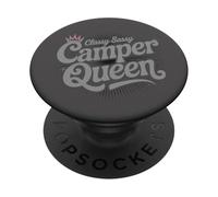 Vintage Classy CAMPER QUEEN RV Besties Camping Fifth Wheel PopSockets Adhesive PopGrip