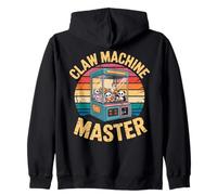 Vintage Claw Machine Master Prize Grabber Zip Hoodie