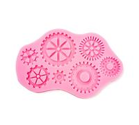Vintage Clock Silicone Molds Steampunk Gear Baby Birthday Fondant Cake Decoratin Resin Mold Kit