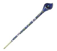 Vintage Cloisonne Hairpin Set 2 Decorative Hair Sticks Enamel Design for Women Retro Hair Chopsticks for Styling Updos and Buns Random Style