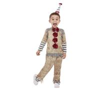Vintage Clown Costume Smiffys Grey 3-4 Years