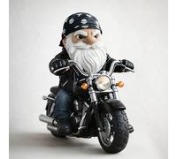 Vintage Club Gnome - The Old Bastard Edition, Funny Grumpy Old Man Gnome Statue, SarcasticGnome Desk Decor Statue, Humorous Man Cave Decor Gifts, Novelty Home Ornament (#C)