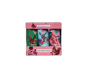 Vintage & Co Beauty X Nathalie Lete Forest Folk Everyday Hand Creams Gift Set | Enriched With Shea Butter | Cruelty Free| Vegan Friendly | Travel Friendly Sizes | 3 x 30ml