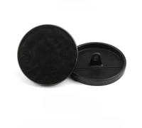 Vintage Coat Button, Pack of 15 Multicolor Metal Coat Buttons 15-30MM(14# Black,15Pcs 25MM)