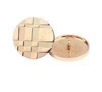 Vintage Coat Button, Pack of 15 Multicolor Metal Coat Buttons 15-30MM(4#Gold,15Pcs 25MM)