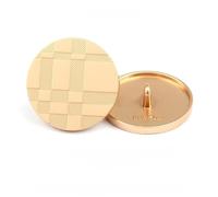 Vintage Coat Button, Pack of 15 Multicolor Metal Coat Buttons 15-30MM(5#Gold,15Pcs 25MM)