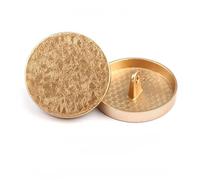 Vintage Coat Button, Pack of 15 Multicolor Metal Coat Buttons 15-30MM(9#Gold,15Pcs 25MM)