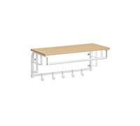 Vintage Coat Rack, Greige + Black / 66L cm