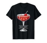 Vintage Cocktail Illustration Featuring Rob Roy T-Shirt