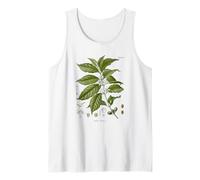 Vintage Coffee Plant Diagram Coffee Arabica Botanical Tank Top