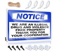 Vintage Coffee Sign Notice We Are An Illegal Drug And Violence Free Tin Sign Funny Bar Decor Beer Decorations For Man Cave(20X30CM)