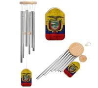 Vintage Colombiana Flag Ea-gle Funny Wind Chimes for Outside Calming Sound for Patio Garden Yard Home Decor