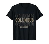 Vintage Columbus Georgia Value Graphic T-Shirt, Men, Black, M