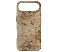 Vintage Compass Design, Nautical Chart Image, Old Map, Sepia Case for iPhone Air