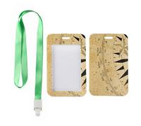 Vintage Compass Rose ID Badge Holder with Green Lanyard, ID Holders, Vertical Name Badges Protector for Women, Vertical Cards Protector for Office, Nurse Essentials Work Teacher Stuff