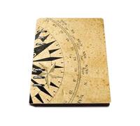 Vintage Compass Rose Notebook, Pu Leather A5 Notebooks, Lined Paper Cute Notebook 180Pages/90Sheets, Homework Book for School, Note Books for Home, College Supplies Journal Diary